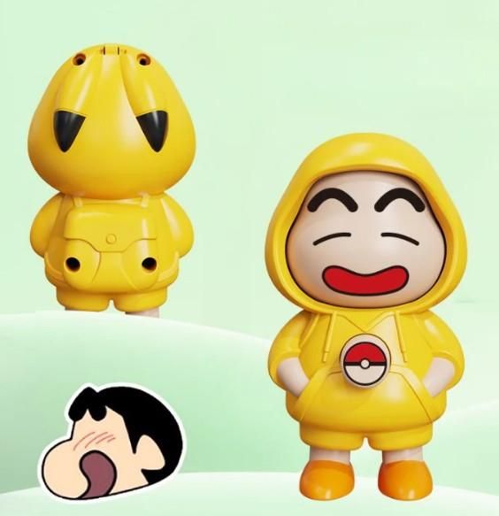 Shinchan Face-Changing Keychain 😂 – 3 Funny Expressions in One!